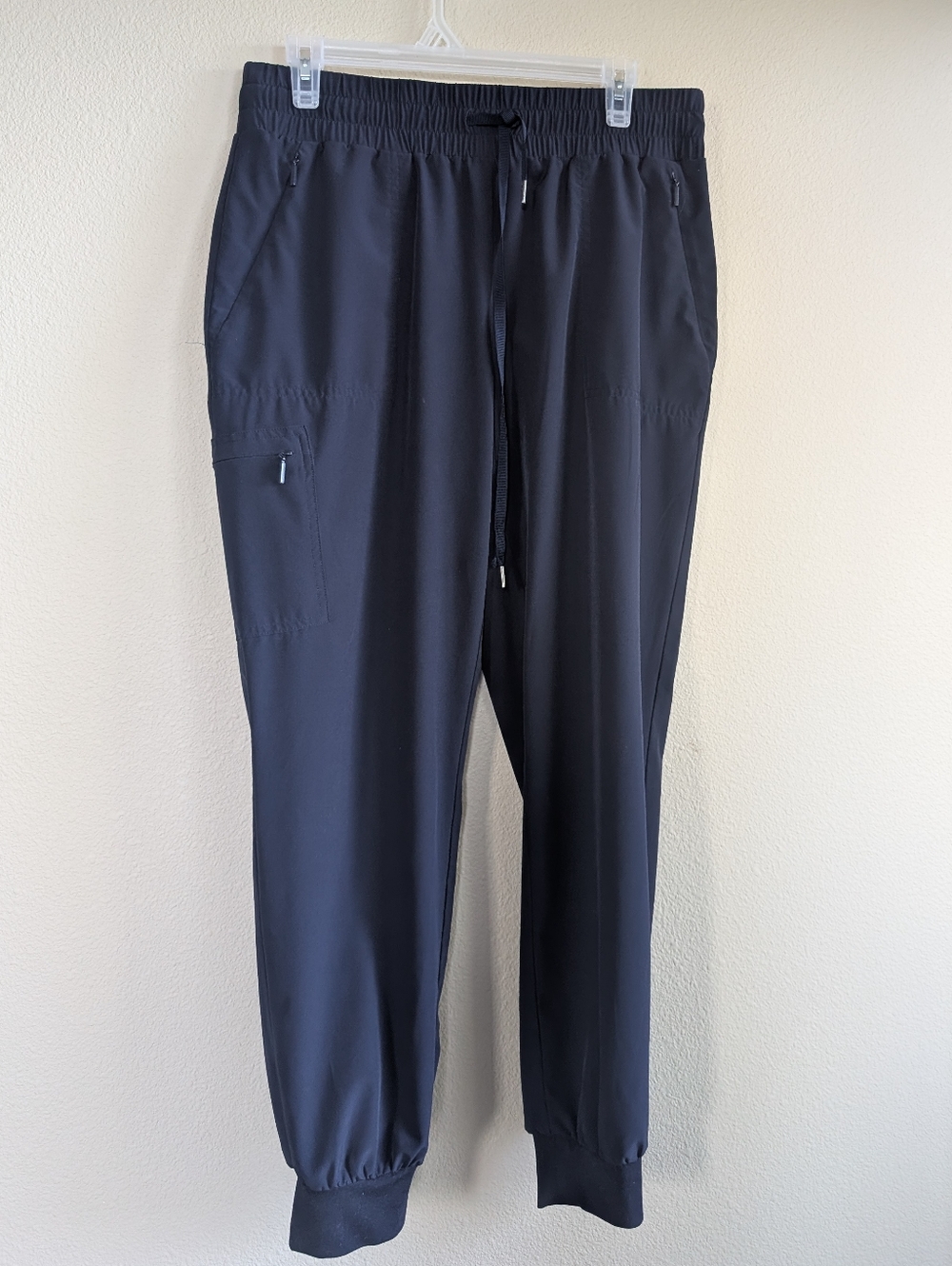Chico's Zenergy Size 1R / 8 Navy Jogger Pants with Drawstring